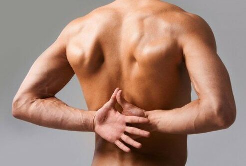 Rückenschmerzen mit zervikaler Osteochondrose